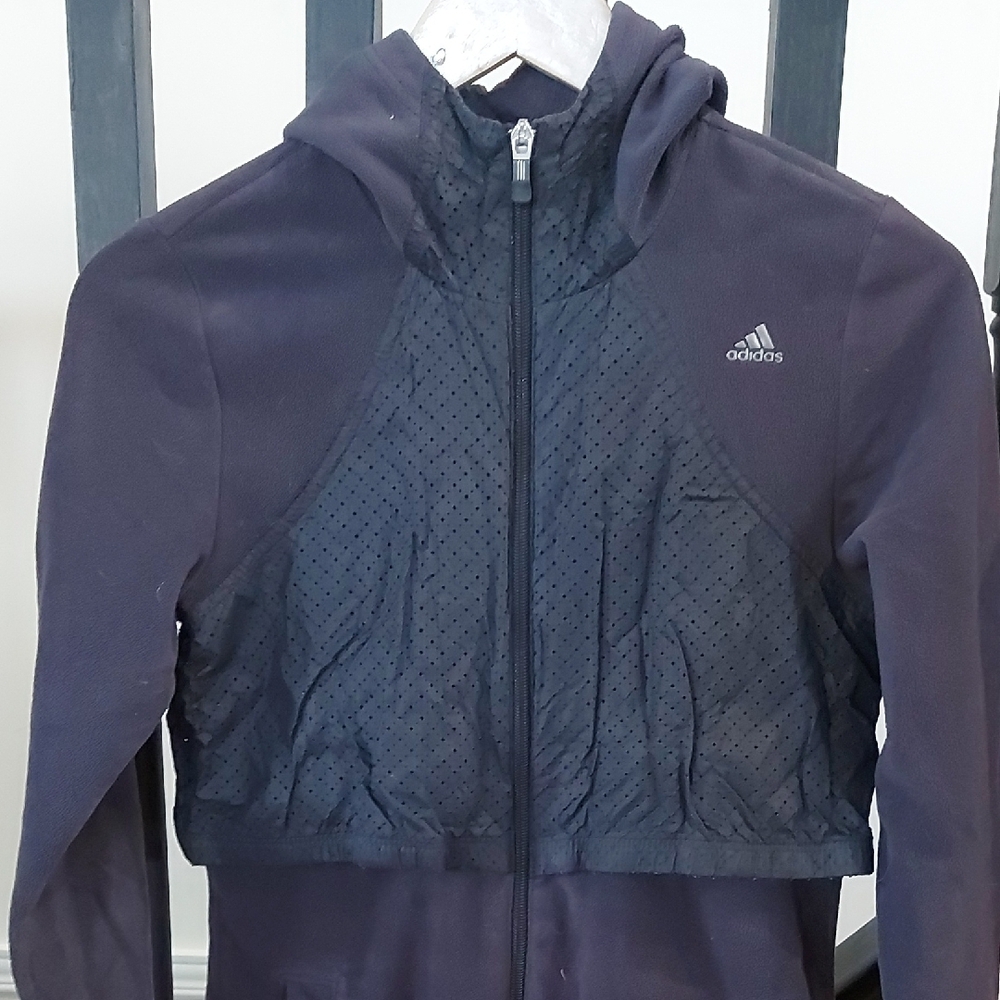 Adidas Kids Black Jacket